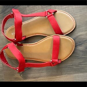 A reposh! Gorgeous sexy red summer sandals!